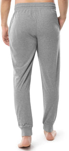 men Jersey Knit Jogger Sleep Pant (1 and 2 Packs)