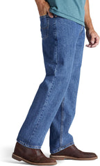 Men Relaxed Fit Straight Leg Jean